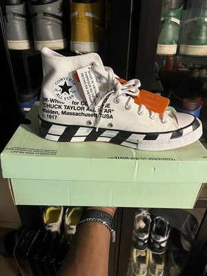 Converse Chuck 70 X Off-White Men s Sz 10, 2-Tone Mid-Soles w/ Orange Soles