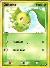 Chikorita 51/115 Common Unseen Forces Pokemon Heavily Played on eBay