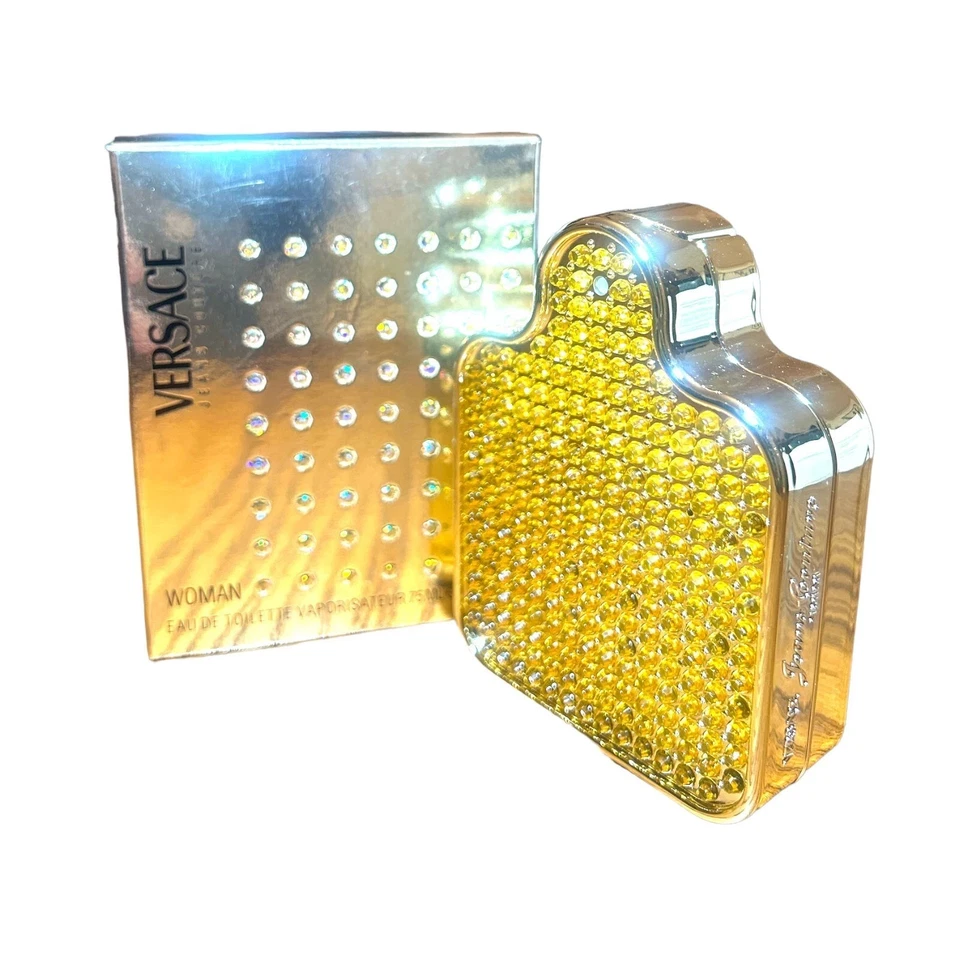 Туалетная вода-спрей Jeans Couture Woman Versace 2,5 жидких унции/75 мл, СНЯТА С ПРОИЗВОДСТВА. - Изображение 2 из 3