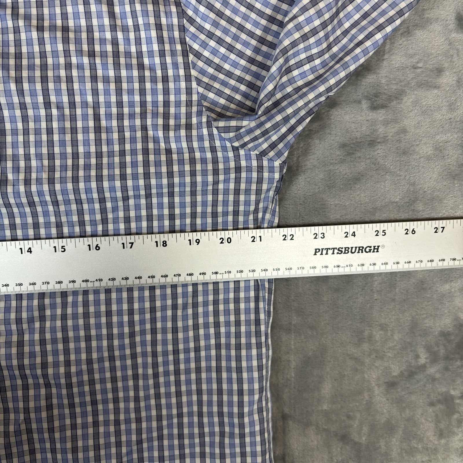 Untuckit Button Down Shirt Gingham Check Mens Lar… - image 5