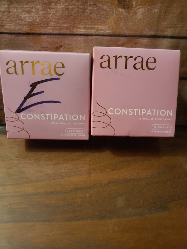 Arrae Constipation Releif Formula W/ KIWI, Organic Triphala & Mg Citrate Lot x2 