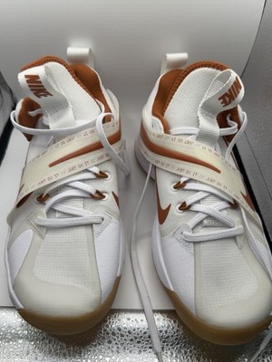Nike React Hyperset SE PE Team Issue White Deep Orange Size 8   Just Do It Strap