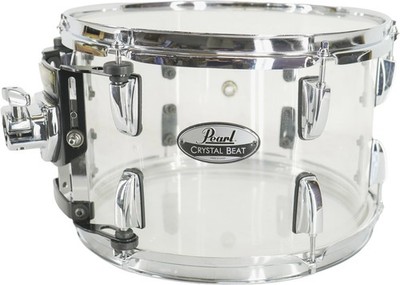 Pearl Crystal Beat Clear Acrylic Rack Tom Drum 12x8 CRB1208/C
