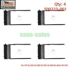 4PCS 500223-001 2.5"SAS/SATA Drive Tray For HP DL360 DL380 DL580 ML370 G5-G7