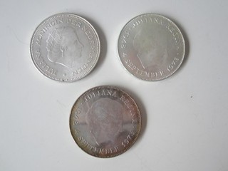 Niederlande 1970 1973 3 x 10 Gulden 75 Gramm 720er Silber (16768 4)