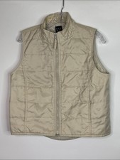 Vintage Gap Nylon Cream Vest Size Medium