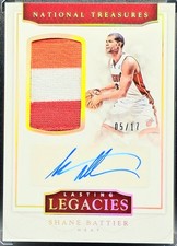 Shane Battier 2016-17 Panini National Treasures - Lasting Legacies #18 Prime /17