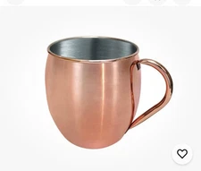 Oggi Jumbo Stainless Steel Moscow Mule Mug- 102oz Copper Plated Moscow Mule