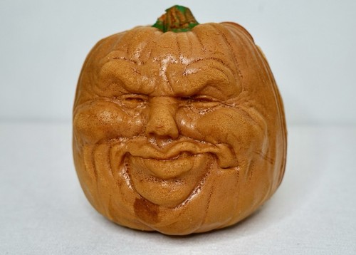 "Cara de calabaza de espuma vintage Todd Masters - The Oh Lantern Family retro 8""" - Imagen 2 de 15