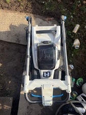 HART 40V Brushless 20" Cordless 15Ah Battery Push Mower - White (HLPM011VNM)