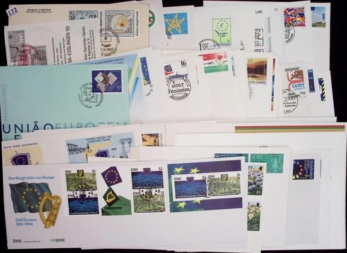 /// GERMANY, GREECE, SPAIN, MONACO 1992 - 67 FDC, COVER, POSTCARD - CEPT