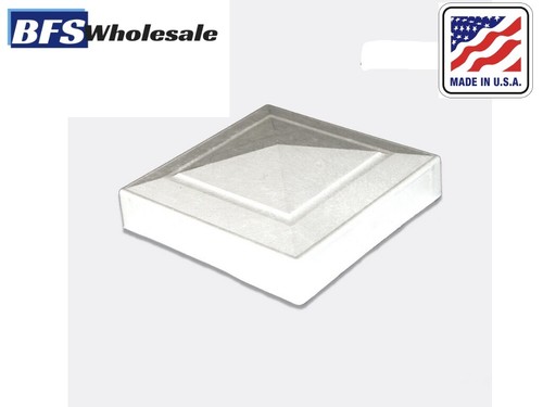 Kunststoff Zaun Pfosten Kappe 3,5 x 3,5 Zoll, weiß, 30 Stück, Hergestellt in den USA, Schwerlast - Bild 5 von 10