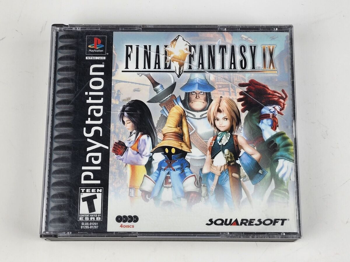 Final Fantasy IX 9 (PlayStation) PS1- No Manual - All 4 Final Fantasy IX 9 (PlayStation) PS1- No Manual - All 4