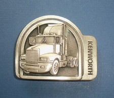 Kenworth Semi Truck Cab Belt Buckle - Tonkin, Inc, 1985