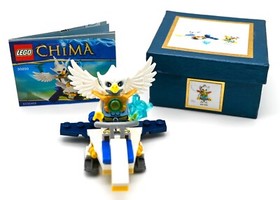 LEGO 30250 LEGENDS OF CHIMA: Ewar's Acro Fighter Complete w/Inst. and Custom Box