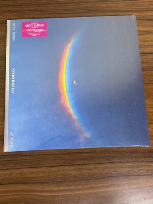 Coldplay - MOON MUSiC Pink Vinyl LP + AUTOGRAPHED SIGNED Art