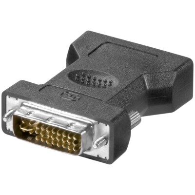 analoger Adapter DVI-I Stecker Dual-Link (24+5 pin) > VGA-Buchse (15-polig)