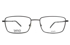 Montatura occhiali da vista Elasta by Safilo SA1049 SIG marrone rettangolare bordo filo 52-17-140