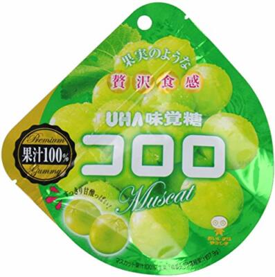 Buy UHA - Kororo Fruit Juice Gummy - Muscat Grape (48g x 6) Sweets