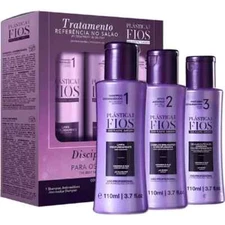 Cadiveu Plastica dos Fios Straightener Brazilian Keratin Hair Treatment 3x 110mL
