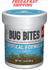 Fluval Bug Bites Tropical Fish Food, Small Granules for Small to Medium Sized Fi