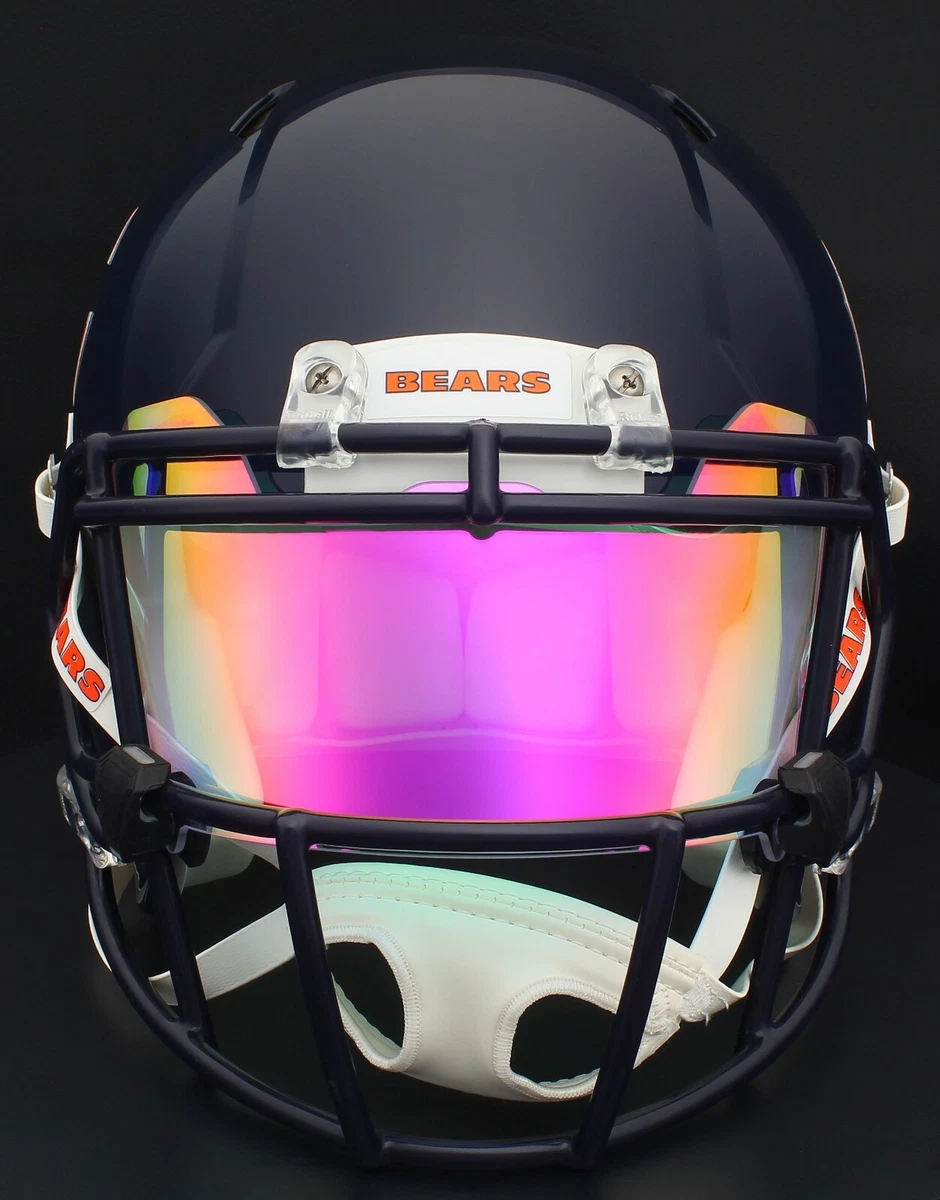 CHICAGO BEARS NFL Football Helmet Visor REVO PRISMATIC Color-Shift