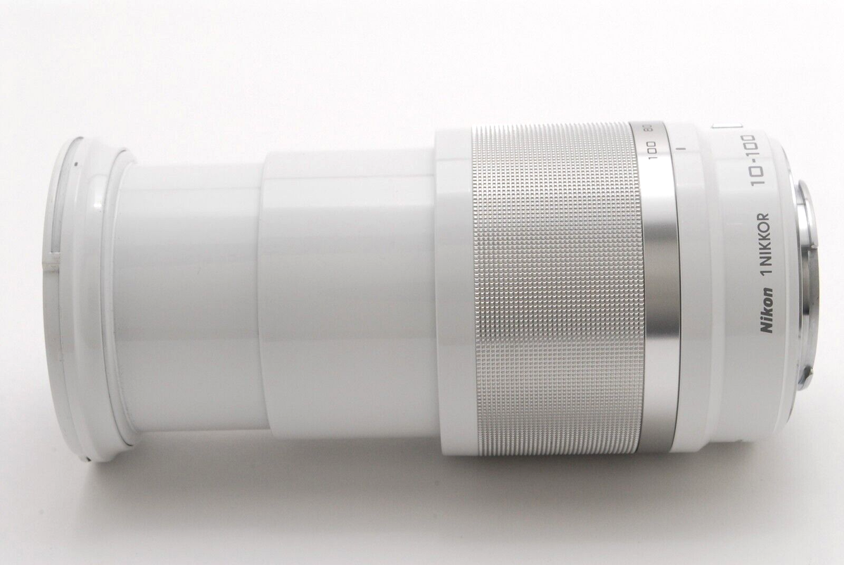 Near Mint] Nicon 1 NIKKOR VR 10-100mm f/4-5.6 ED White Lens from