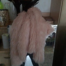 Fashion model plush fur pink   EU152 146-152cm US 11-12Y   hardly worn