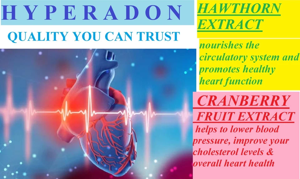 SOPORTE PRESIÓN ARTERIAL PARA LA SALUD CARDIOVASCULAR ESPINO, ARÁNDANO, VITAMINA D Foto 3 de 4