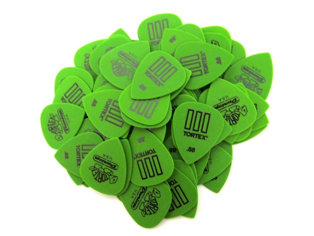 Dunlop Tortex III .88mm Guitar Picks 72 Pack 462R.88