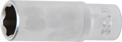 BGS STECKSCHLÜSSEL-EINSATZ SUPER LOCK, TIEF, INNENVIERKANT 10MM (3/8''), SW 15MM
