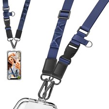 Phone Lanyard Crossbody Phone Strap - Universal Adjustable Cell Phone Buckle ...