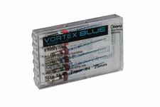 Dentsply Tulsa Dental Vortex Blue 21, 25, 30mm all Taper rotary file 30/pk