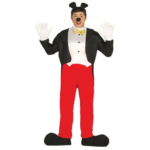 COSTUME TOPOLINO ADULTO TG L 52 - 54 VESTITO CARNEVALE | eBay