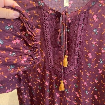chinese dress ladies Cherry Glory Panel Dress