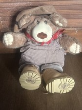 Coleco 1986 Furskins 22in Plush Large Dudley Furskin Stuffed Animal Teddy Bear