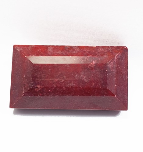 1483Ct Natural Mozambique Pigeon Blood Red Ruby Baguette Cut Huge Loose Gemstone - Picture 7 of 8