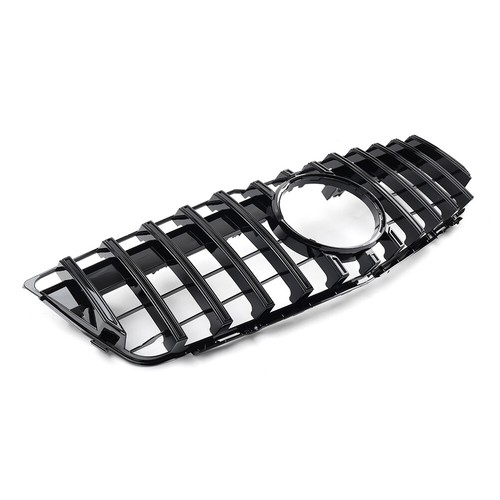 GTR Style Front Bumper Hood Grille For Benz GLK Class X204 GLK350 2008-12 Black - Picture 8 of 15