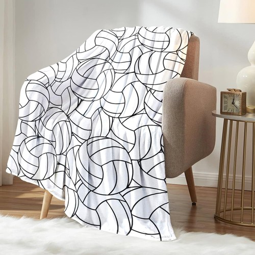 Volleyball Blanket Gifts for Teen Girls Sport Volleyball Throw Blanket Volley... - Picture 2 of 7