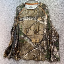 Realtree Extra camouflage long sleeve size L/G 42/44 shirt Excellent Condition