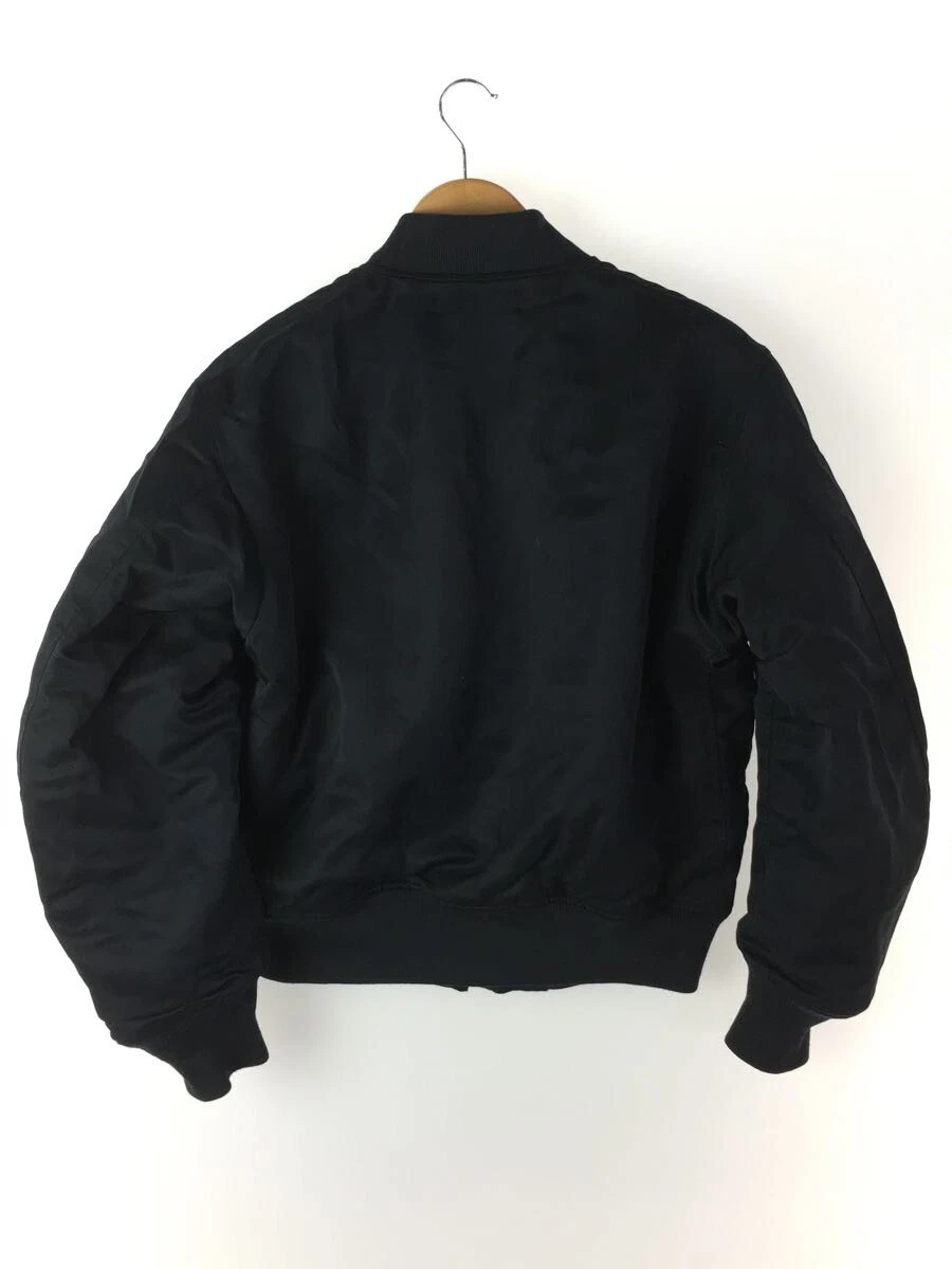 COMOLI Silk Nylon MA-1 Bomber Jacket Size 1 Cotton NVY U03-04005