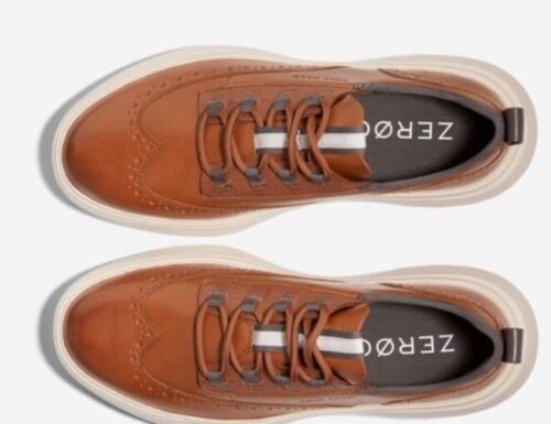 Men's Wingtip Sneaker Cole Haan Zerogrand WFA - British Tan - 11.5 M - Picture 3 of 6