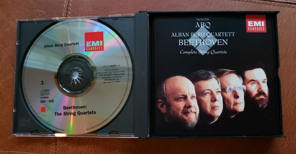ALBAN Berg Quartet Beethoven Complete String Quartets EMI