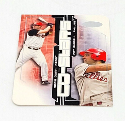 2002 Fleer Baseball Hot Prospects Adam Dunn Pat Burrell Reds Phillies #6
