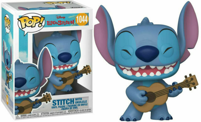 Funko Pop! Disney Lilo & Stitch - Stich with Ukulele Figurine en