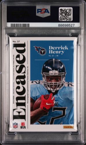 Derrick Henry 2022 Panini Honors Recollection Collection Auto 2018 Encased 1/1 - Picture 2 of 2