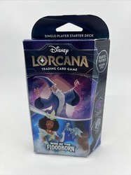 Disney Lorcana: Rise of the Floodborn Amethyst & Steel Starter Deck