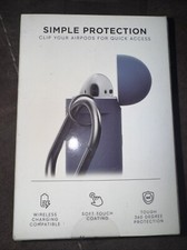 Keybudz PodSkinz Airpods Case Protective Silicone Cover - Cobalt Blue