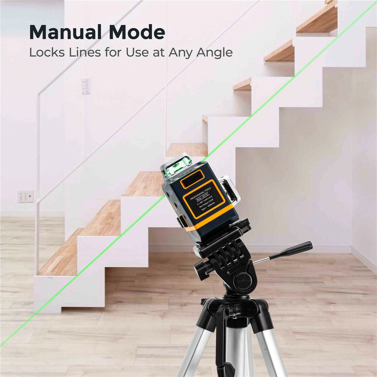 3D Green Cross Line Laser Level Self Leveling 3x360° CIGMAN CM-701