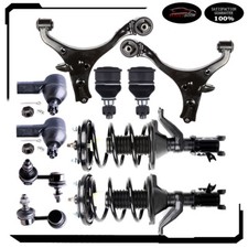 10pc Front Struts Control Arms Sway Bar Suspension Kit For 2003-2005 Honda Civic